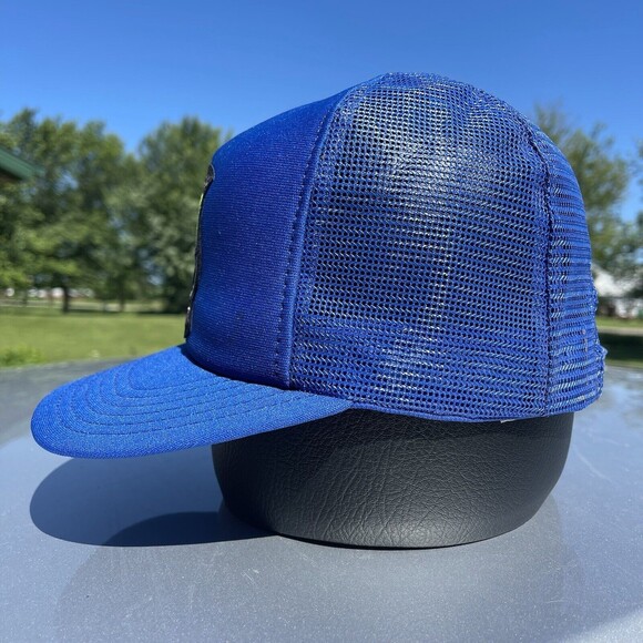 Vintage Don’t Trash It Earth Day Global Health Recycling Peace Love Patch Hat - Picture 6 of 12